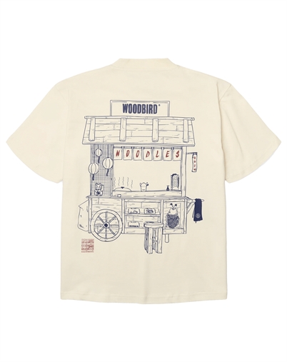 Woodbird - WBBalo Cart T-shirt - Off White